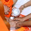 Washing the Holy Lotus Feet